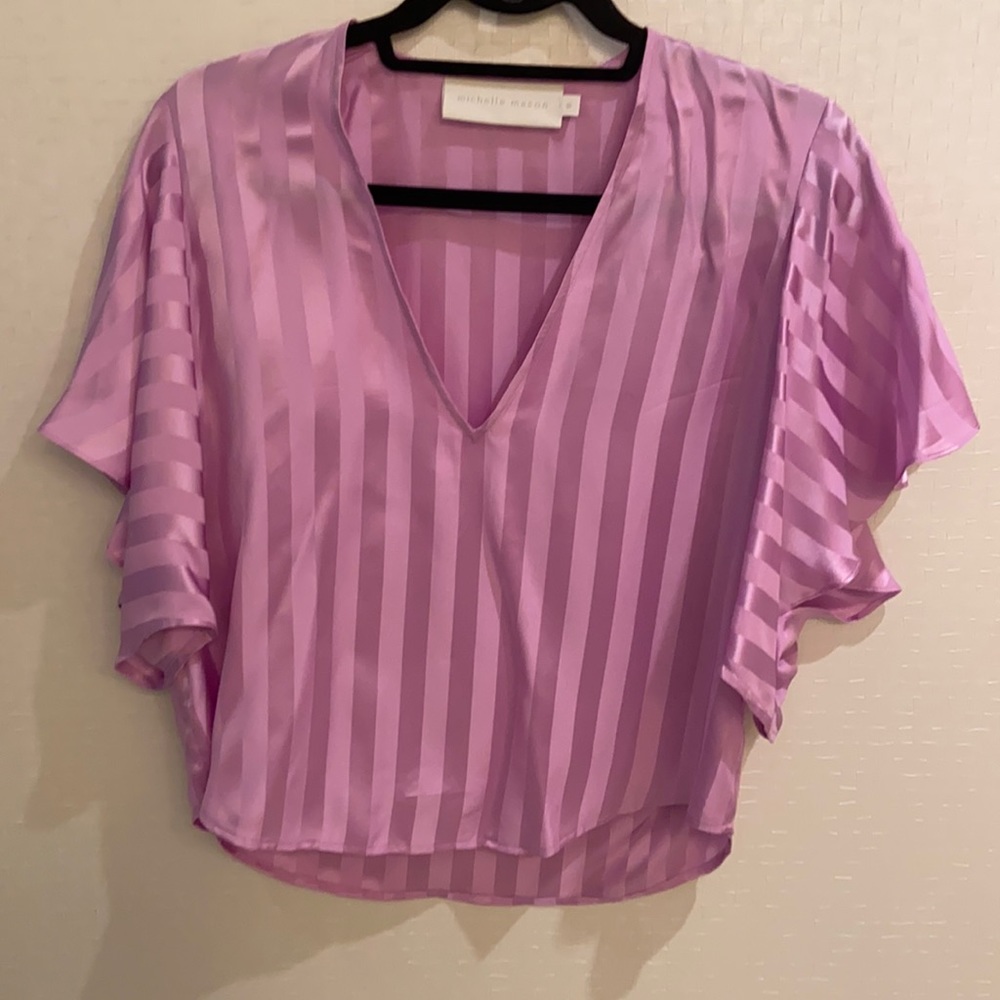 Michelle Mason silk blouse 0